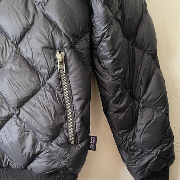 PATAGONIA W's Prow Bomber Jacket in Black | Down winter coat | Size: S - Picture 6 of 14